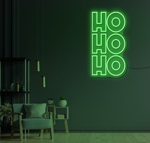 Ho Ho Ho Bold LED Neon Sign