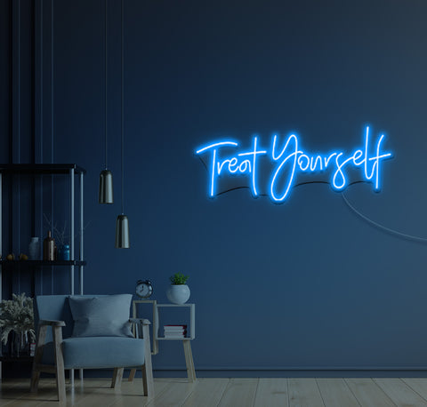 Treat Yourself LED Neon Sign