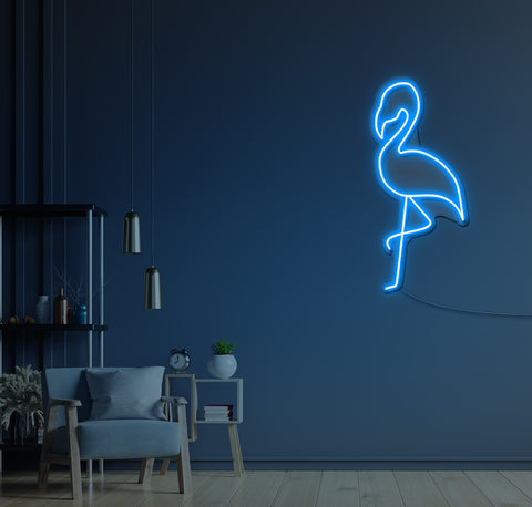 Simple Flamingo LED Neon Sign