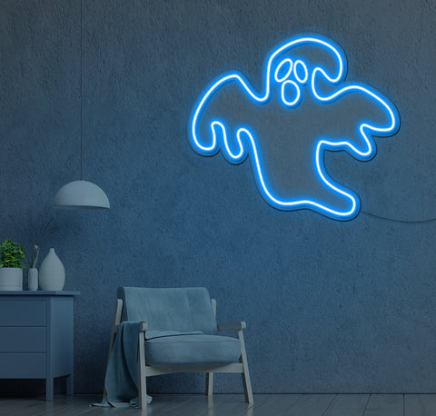 Ghost One LED Neon Sign