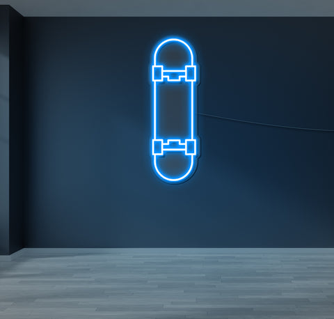 Skateboard LED Neon Sign