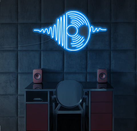 Spinning Vinyl LED Neon Sign