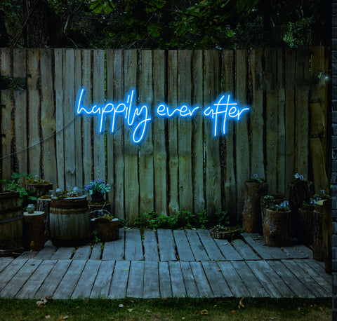 Happily Ever After LED Neon Sign