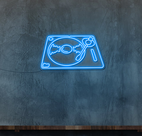 DJ Decks LED Neon Sign