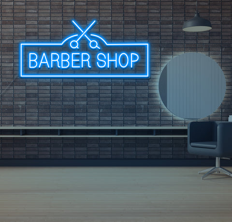 Barbershop LED Neon Sign