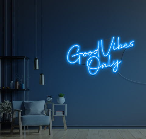 Good Vibes Only LED Neon Sign