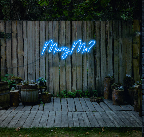 Marry Me? LED Neon Sign