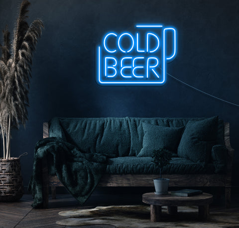 Cold Beer LED Neon Sign