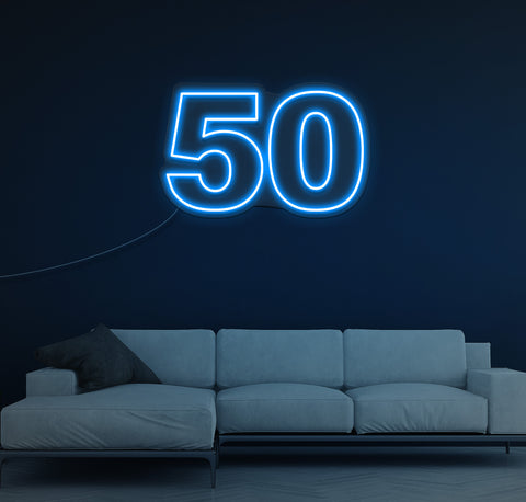 50 LED Neon Sign