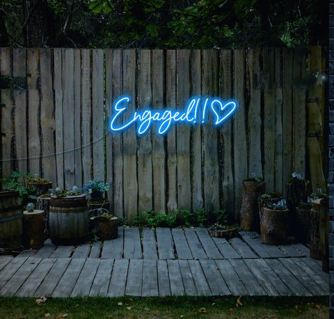 Engaged!! LED Neon Sign