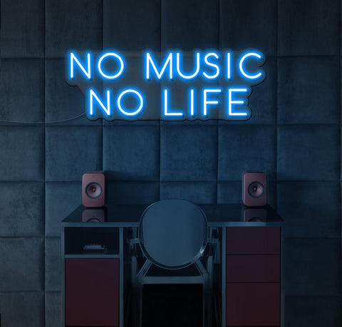 No Music No Life LED Neon Sign