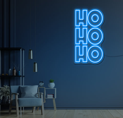 Ho Ho Ho Bold LED Neon Sign