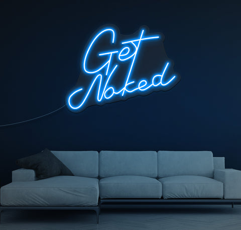 Get Naked LED Neon Sign