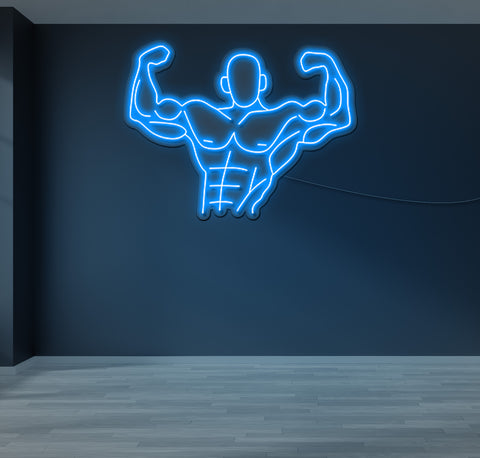 Strong Man LED Neon Sign
