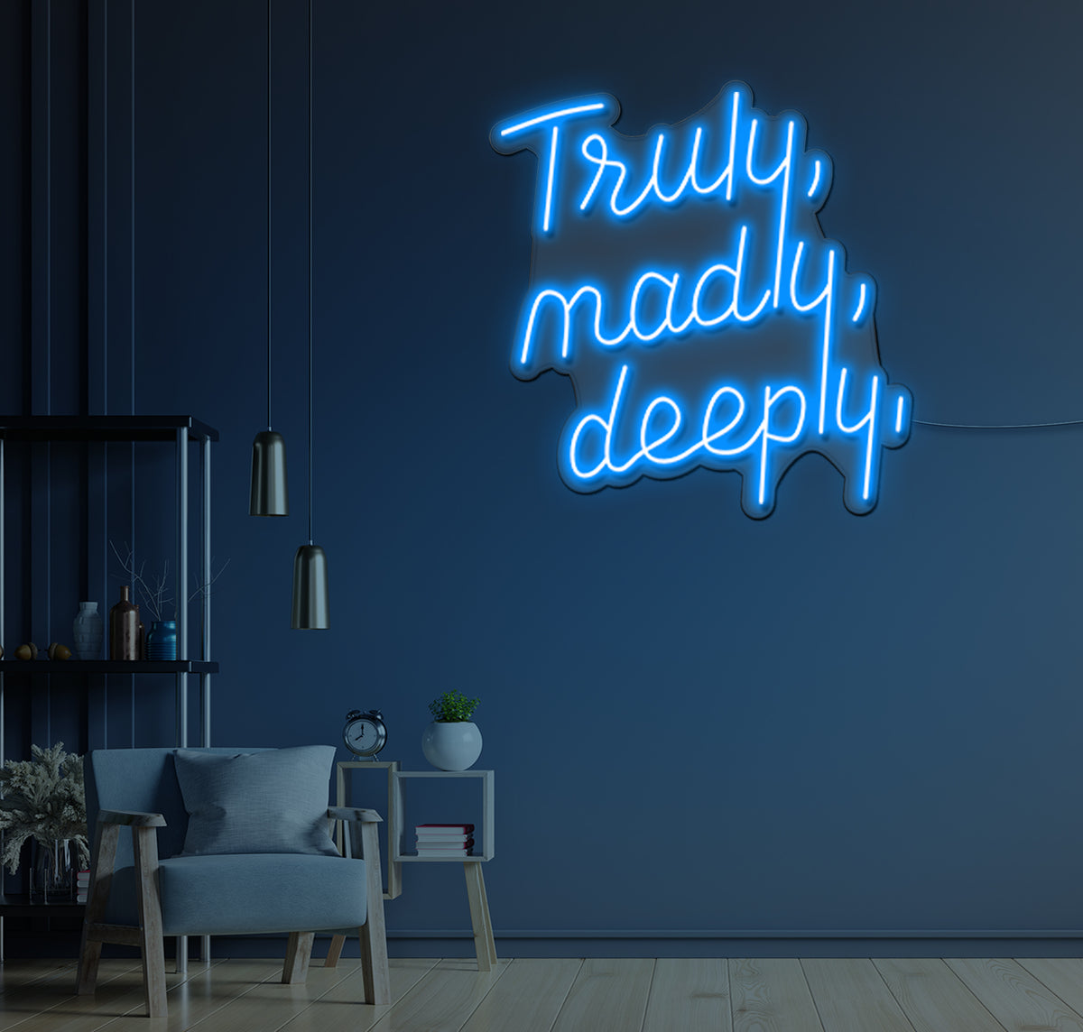 Truly, Madly, Deeply LED Neon Sign