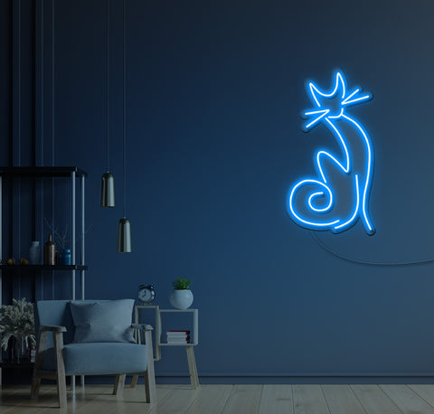 Kitty Cat LED Neon Sign