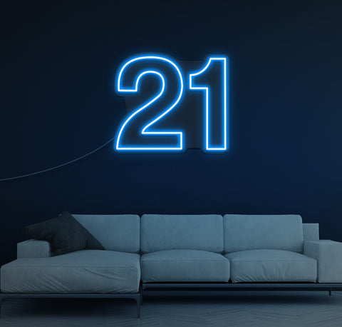 21 LED Neon Sign