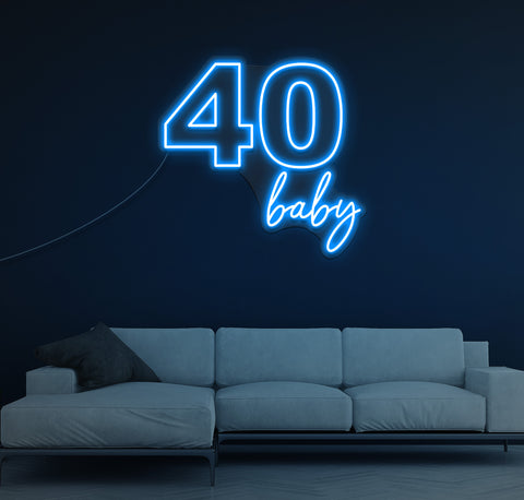 40 Baby LED Neon Sign