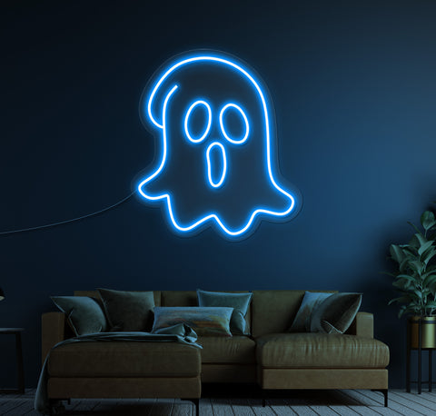 Balaclava Ghost LED Neon Sign