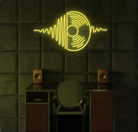 Spinning Vinyl LED Neon Sign