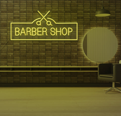 Barbershop LED Neon Sign