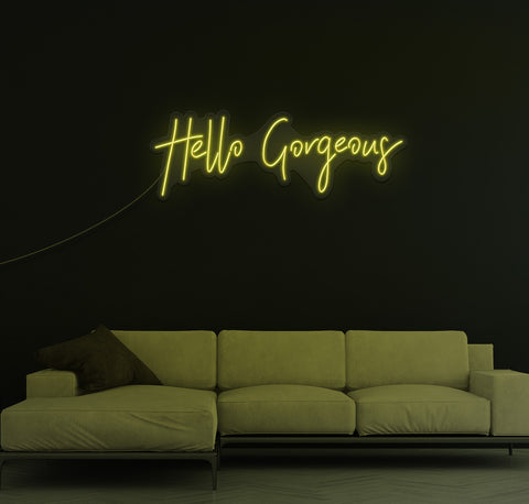 Hello Gorgeous LED Neon Sign