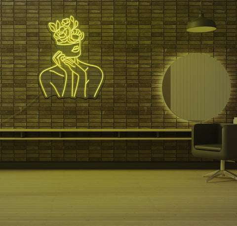 Be My Flower LED Neon Sign