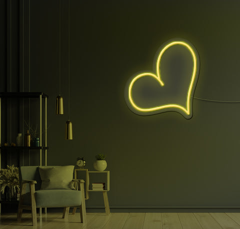 Love Heart LED Neon Sign