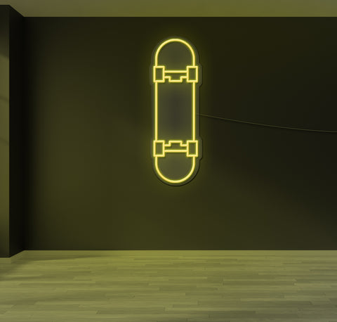 Skateboard LED Neon Sign