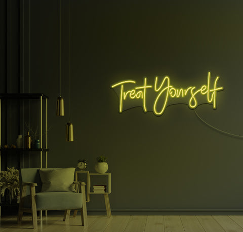 Treat Yourself LED Neon Sign