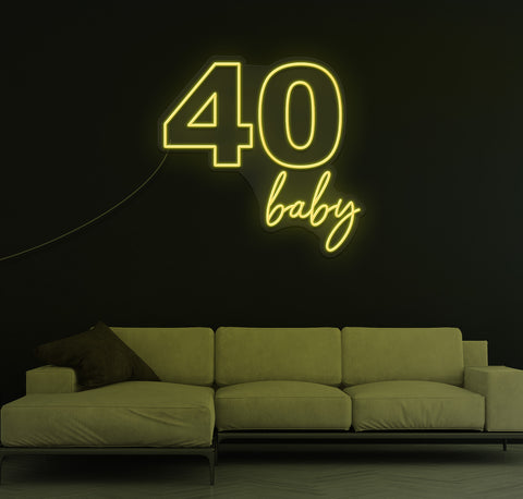 40 Baby LED Neon Sign