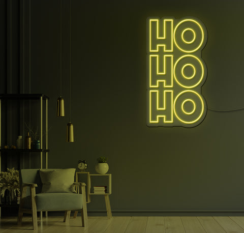 Ho Ho Ho Bold LED Neon Sign