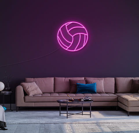 Volleyball LED Neon Sign
