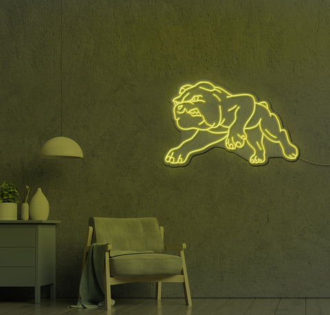 Bulldog LED Neon Sign