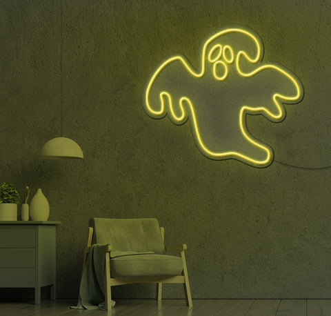 Ghost One LED Neon Sign