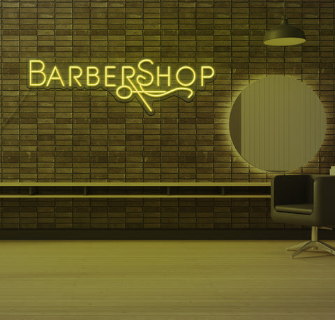 Simple Barbershop LED Neon Sign