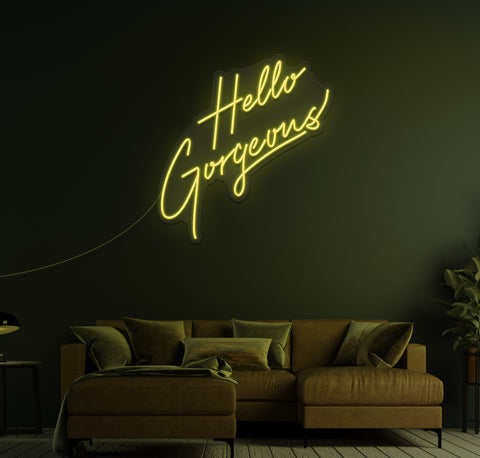 Hello Gorgeous LED Neon Sign