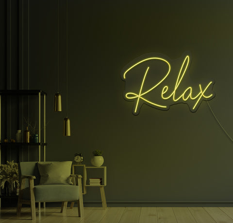 Relax LED Neon Sign