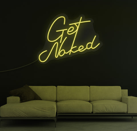 Get Naked LED Neon Sign