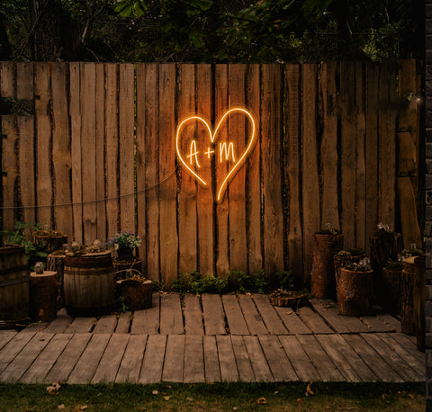Initials LED Neon Sign