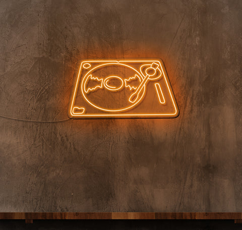 DJ Decks LED Neon Sign