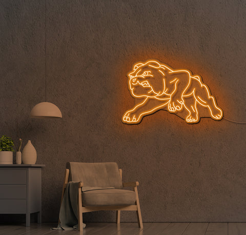 Bulldog LED Neon Sign