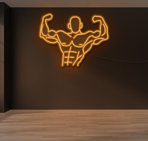 Strong Man LED Neon Sign