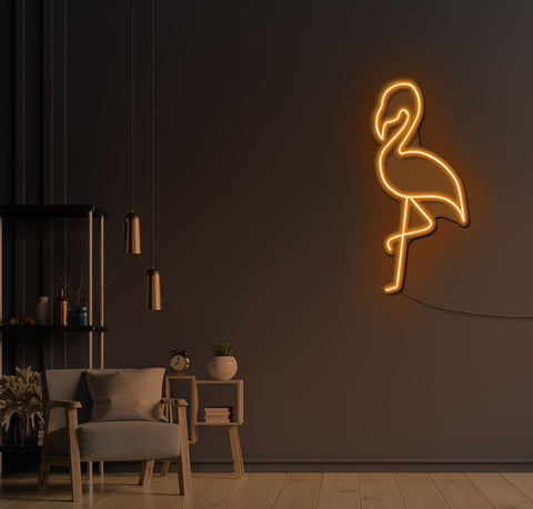 Simple Flamingo LED Neon Sign
