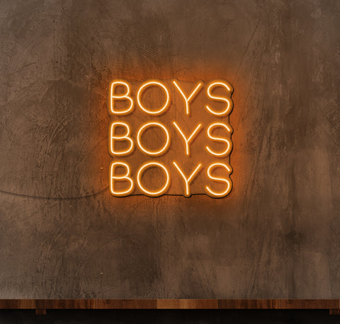 Boys, Boys, Boys LED Neon Sign