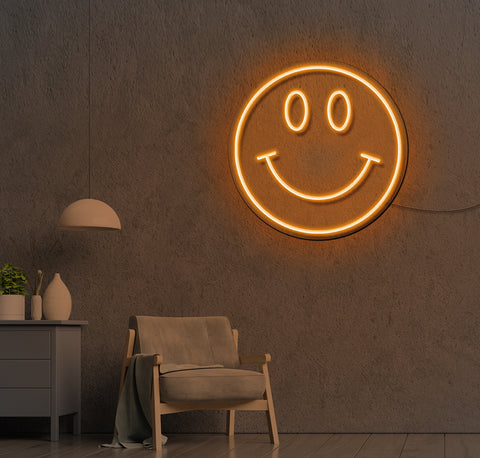 Mr Happy LED Neon Sign