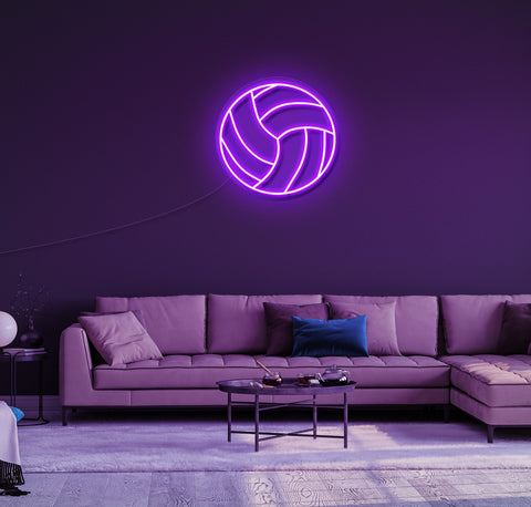 Volleyball LED Neon Sign