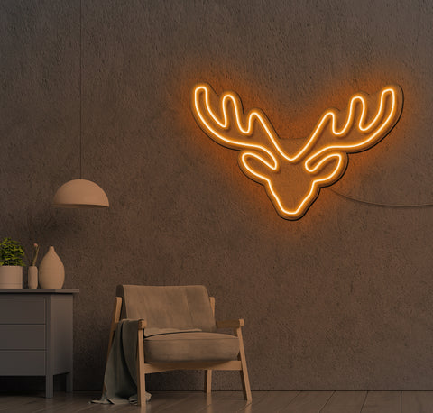 Reindeer Antlers LED Neon Sign