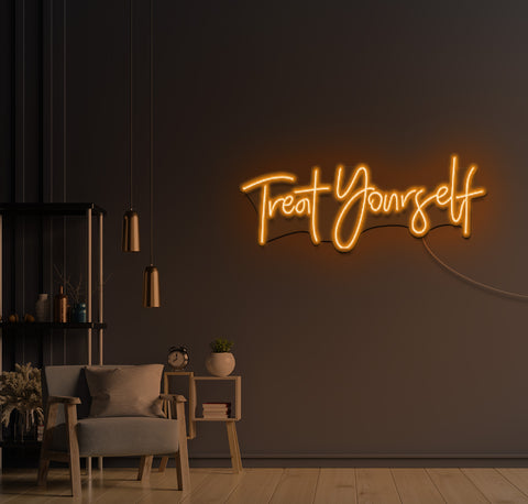 Treat Yourself LED Neon Sign