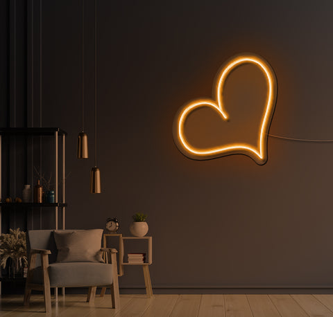 Love Heart LED Neon Sign